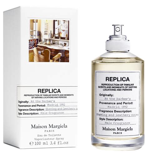 replica perfume at the barber